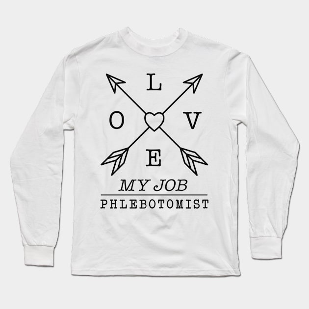 Phlebotomist profession Long Sleeve T-Shirt by SerenityByAlex